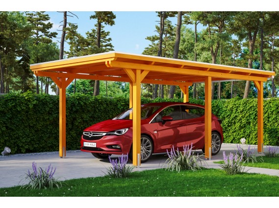  Carport  en bois TRIESTE 1 voiture