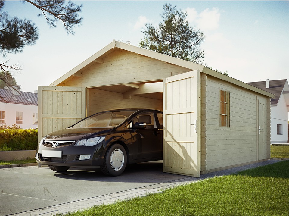 Garage Bois Digne 20 m² - Foresta Nova - préfabriqué haute qualité