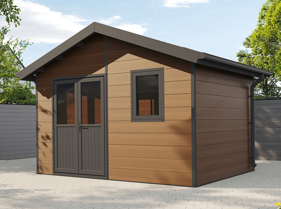 Garage Bois Toronto Porte Sectionnelle 44mm Direct Abris