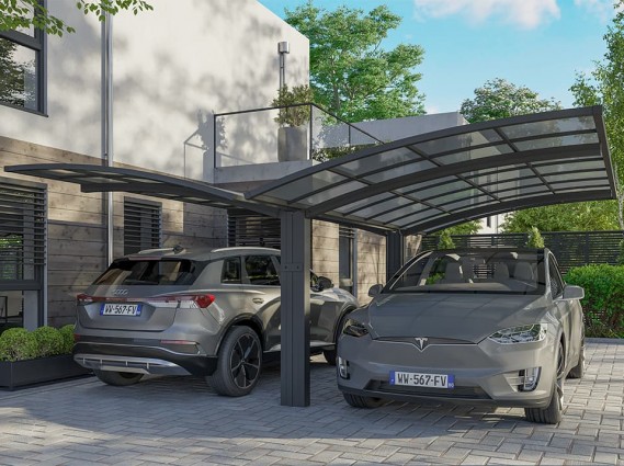 carport aluminium deux voitures