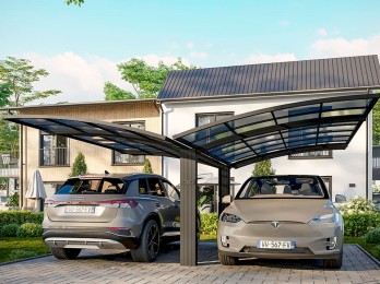 carport alu 2 voitures design