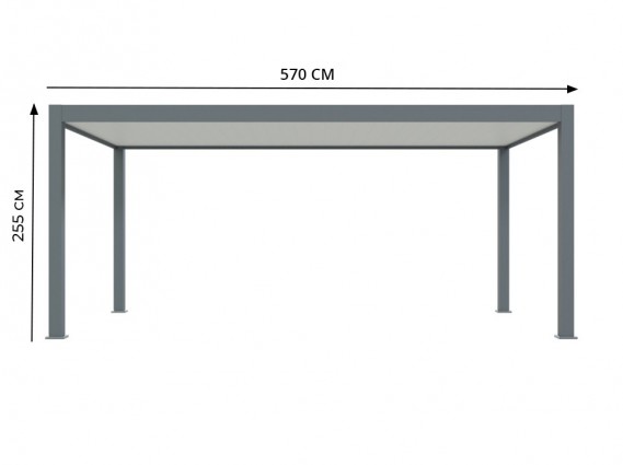 largeur du carport design autoporté